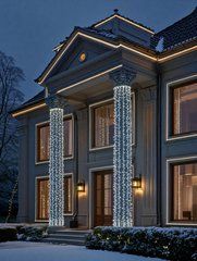 Гирлянда Рождественская фея уличная 50 м 500 LED белый провод Белый CF500L50MWW