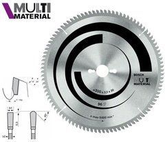 Пиляльний диск Bosch MULTImaterial 254 мм 80 зуб.