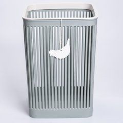 Кошик для сміття пластиковий в офіс для паперу 22&times;22&times;30 (см) кошик під сміття 8 (л) відро для сміття Зелений HP-45-9GR, Зелений