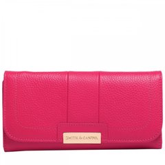 Гаманець жіночий шкіряний Smith & Canova 28536 Haxey (Fuchsia)