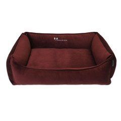 Лежак для собак та котів Sweet Dreams Velour Bordo L - 90х60х25см