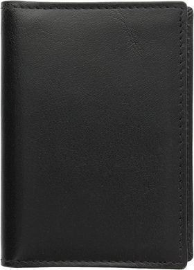Візитниця шкіряна Visconti TC1 - Polo (black) чорна