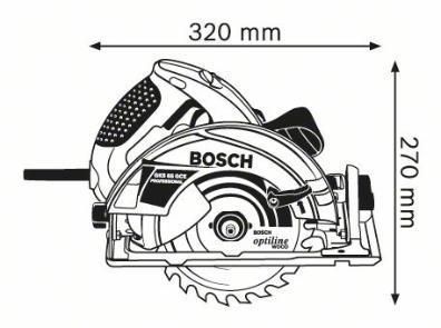 Ручна циркулярна пилка Bosch GKS 65 GCE Professional (0601668900)