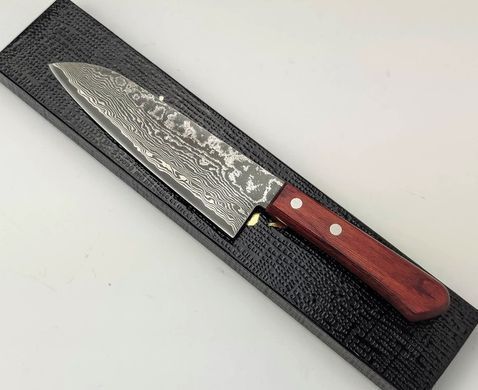 Ніж кухонний Santoku Damascus HSS R2 63 HRC (4582243650380)
