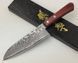 Ніж кухонний Santoku Damascus HSS R2 63 HRC (4582243650380)
