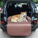 Автомобільний лежак для собак Elegant Chocolate Хаустьер Haustier 90х70х20 див.