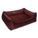 Лежак для собак та котів Sweet Dreams Velour Bordo L - 90х60х25см