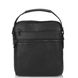 Чоловіча шкіряна сумка Tiding Bag 711211 чорна, Черный