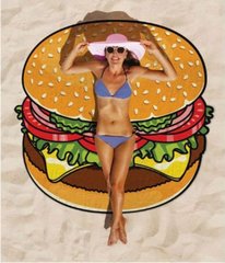 Пляжний килимок Hamburger 143см