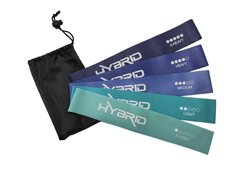 Резинка для фитнеса HYBRID набор 5 штук HB001