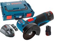 Акумуляторна болгарка Bosch GWS 12-76 V-EC Professional з/у AL 1130 CV 2 акб GBA 12V 2 Ah (06019F2002)