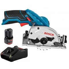 Акумуляторна циркулярна пила Bosch GKS 12V-26 + 1 x акумуляторна батарея GBA 12V 2.0 Ah (0615990M41)