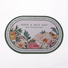 Діатомітовий овальний килимок Have A Nice Day 38&times;58 (см) вологопоглинальнючий HP-42-59