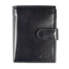 Гаманець чоловічий шкіряний Ashwood 1246 VT BLK чорний