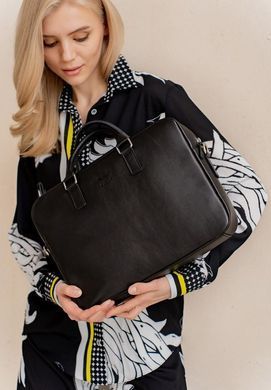 Шкіряна ділова сумка Briefcase 2.0 чорний, Черный