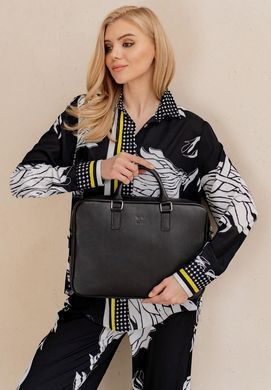 Шкіряна ділова сумка Briefcase 2.0 чорний, Черный