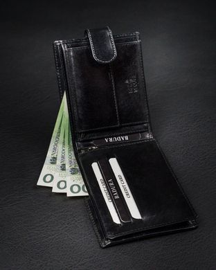 Гаманець чоловічий шкіряний Badura N7L-VT-NL BLACK