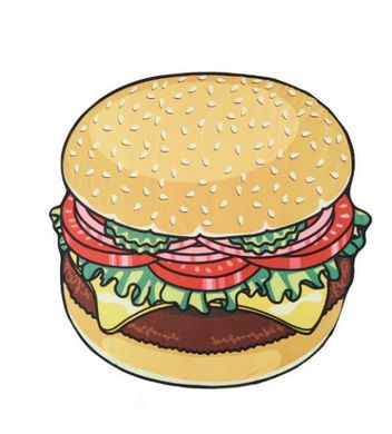 Пляжний килимок Hamburger 143см