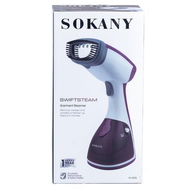 Ручний відпарювач для одягу SOKANY 250 мл Фіолетовий Lugi AJ2205V