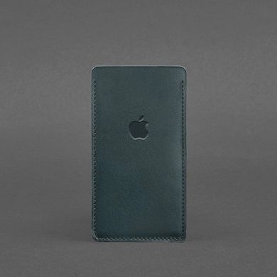 Шкіряний чохол для iPhone 13 Зелений Краст, Зелений