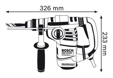 Перфоратор Bosch GBH 3-28 DRE Professional (061123A000)