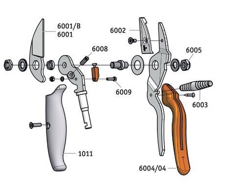 Технологічний секатор із наковаленкою LOWE Original 6.109 (6.109)