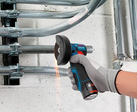 Аккумуляторная болгарка Bosch GWS 12-76 V-EC Professional з/у AL 1130 CV 2 акб GBA 12V 2 Ah (06019F2002)