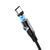 Кабель магнітний для зарядки FLOVEME LED Magnetic RAX212896 Type-C black
