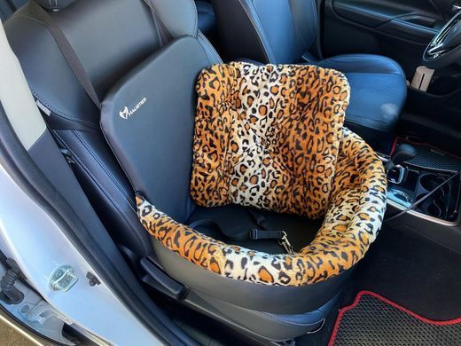 Автокрісло для Собак Luxury Leopard 40x40x20x45см