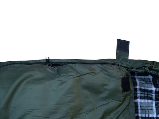 Спальний мішок Totem Ember Plus XXL ковдра з капюш лівий olive 190/90 UTTS-015, Оливковый