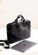 Шкіряна ділова сумка Briefcase 2.0 чорний, Черный