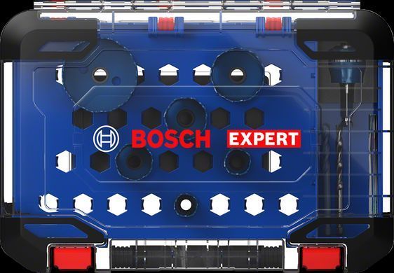 Набор коронок EXPERT Multi Material в пластиковом кейсе, 22/25/35/40/51/68 мм, BOSCH (2608900446)