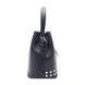 Жіноча шкіряна сумка Italian fabric bags 2402 black
