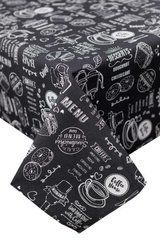 Скатерть на стол Breakfast black 136х120 см