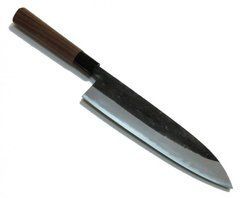 Ніж кухонний Gyuto (ШЕФ) 210 мм лезо, 62HRC, Aogami #1, HONMAMON (4573200701528)