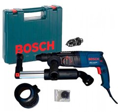 Перфоратор Bosch GBH 2-26 DFR + змінний патрон + валіза + насадка пиловидалення GDE 16 Plus (0611254768G)