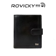 Портмоне чоловіче шкіряне ROVICKY PC-106L-BAR BLACK