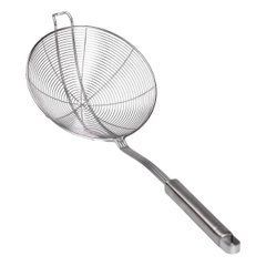 Шумовка из нержавеющей стали с ручкой &Oslash; 14 см для фритюра HP-19-16-14CM