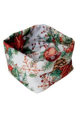 Новорічний гобеленовий кошик PRESENT, Червоний