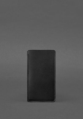 Шкіряний чохол для iPhone 13 Чорний Краст