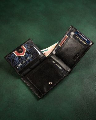 Кошелек мужской кожаный Peterson PTN N79-CA-5136 черный