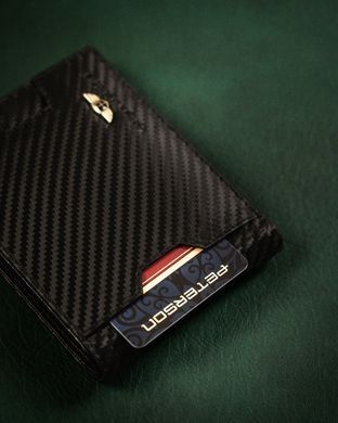 Кошелек мужской кожаный Peterson PTN N79-CA-5136 черный