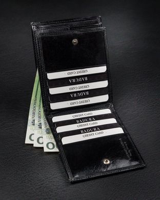 Гаманець чоловічий шкіряний Badura N01-VT-NL BLACK