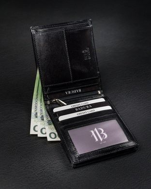 Гаманець чоловічий шкіряний Badura N01-VT-NL BLACK