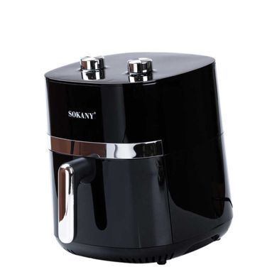 Аэрогриль-фритюрница SOKANY 6.5 литров 1500 Вт, черная SK10024