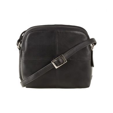 Сумка крос-боді жіноча шкіряна Visconti 18939 Holly (Black) чорна