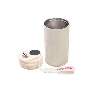 Термокружка Coffee с датчиком температуры 500 мл белая HP-14-10W