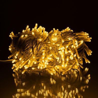 Гірлянда Різдвяна фея вулична 50 м 500 LED білий провід Жовтий CF500L50MWY