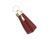 Кожаная ключница Visconti MZ20 - VERONA IT RED