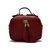 Жіноча шкіряна сумка крос-боді Italian fabric bags 2039 burgundy